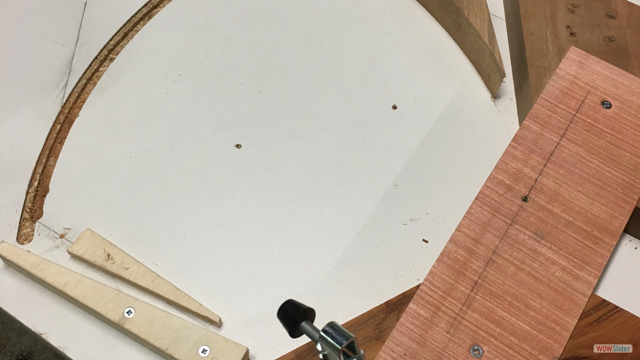 Première utilisation du montage d'usinage.