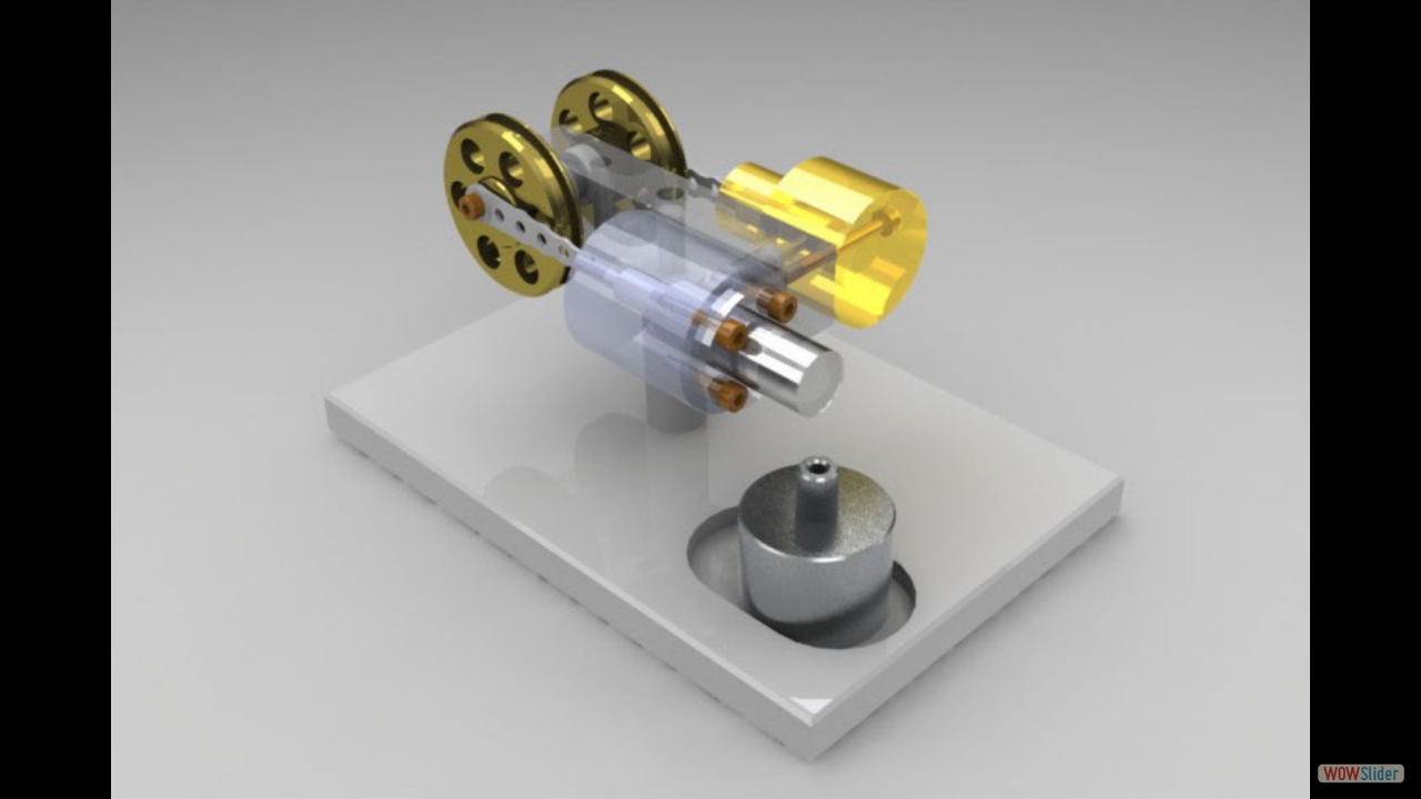 Vue moteur stirling rendu 1