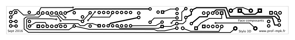 Circuit face avant